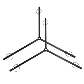 Foldable Tripod Stabilizer Floor Guide - Lightweight Leveling Kit with Static Stabilizer Tool, 23.6-Inch Tripod Accessories Triangle Strut for Enhanced Stability (2 Piece)