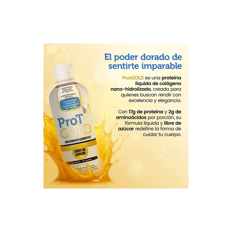 Protgold Kit 2 Proteínas De Colágeno Hidrolizado 887ml
