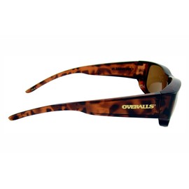 Overalls Sunglasses with Polarized Tortoise and Brown Lens
