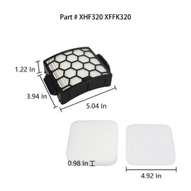 Cherimo Replacement Filter for Shark LA401 LA555 LA700 LA300 LA301 LA322 LA351 LA500 LA502 LA360 LA362 LA455 LA702 Navigator Lift Away ADV Upright Vacuum