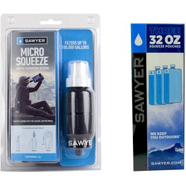 Sawyer Dual-Threaded Mini Plus Water Filter Double Thread Sets (SP2129+SP113)