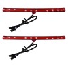 YHMTIVTU Red LED Fender Blades Brake Running Tail Light Fit