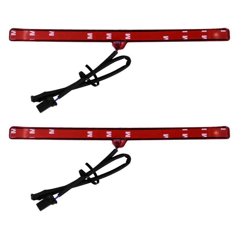 YHMTIVTU Red LED Fender Blades Brake Running Tail Light Fit