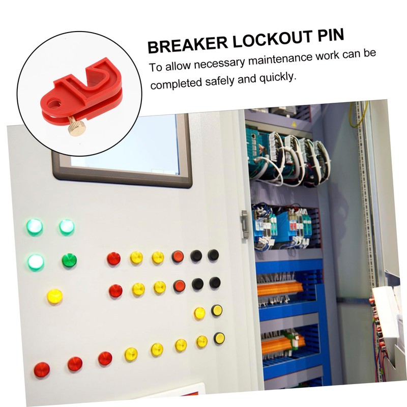 Healeved Miniature Circuit Labels Small Pin Electrical Panel Lockout Pin