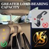 TISOHUGO Upgraded Headrest Hooks for Car, 2 in 1 Back