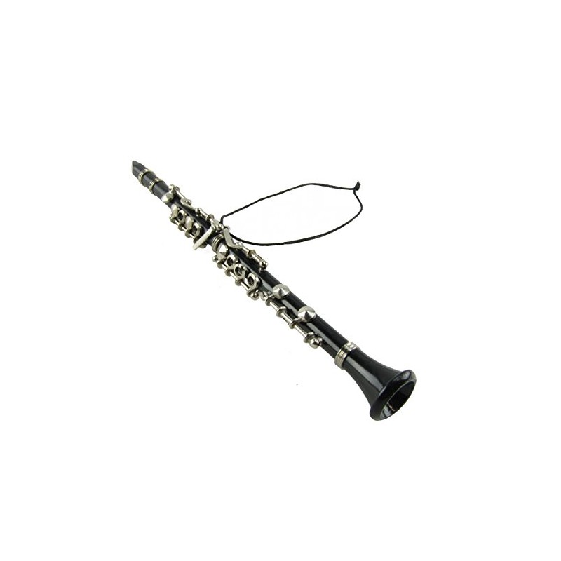 Treasure Gurus Miniature Clarinet Musical Instrument Realistic Ornament