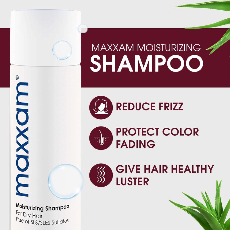 Maxxam Moisturizing Shampoo for Color Treated Hair, Gentle Sulfate Free