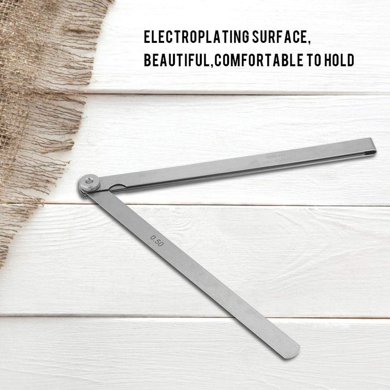 Feeler Gauge-200mm Stainless Steel Feeler Gauge Ruler Welding Inspection Tool