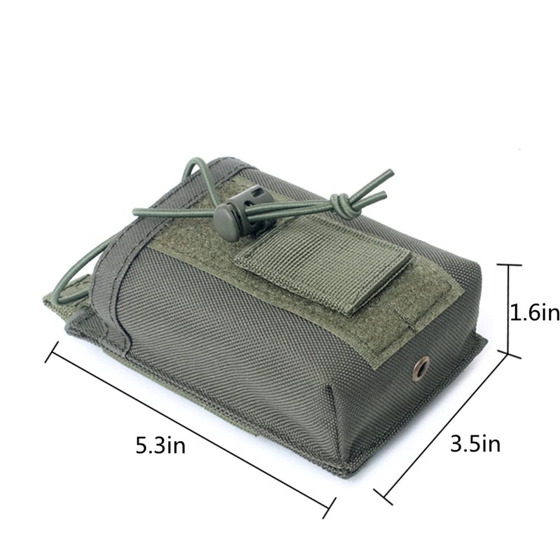 Ousawing Men’s Multi-Function Tactical Radio Case Molle Heavy Duty Radio