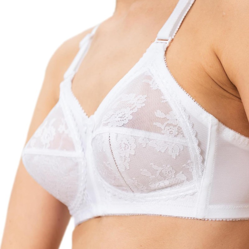 Triumph Womens Doreen X Non-wired Bra, White, 40DD UK