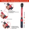 ATsafepro Bicycle Torque Wrench 3-25 Nm, 1/4 Torque Wrench Small,