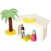 Wooden Christmas Nativity Manger Play Set