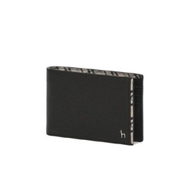 Hazzys (대구신세계)HAZZYS ACC 블랙 체크배색 소가죽 반지갑 HJWA5E291BK (Daegu Shinsegae) HAZZYS ACC Black Check Contrast Cowhide Wallet HJWA5E291BK