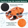 Kuoser Dog Life Jacket High Flotation, Reflective Dogs Life Vest