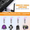 Transmisor Inalámbrico Dmx512 Con Receptor 3pzs Para Consola
