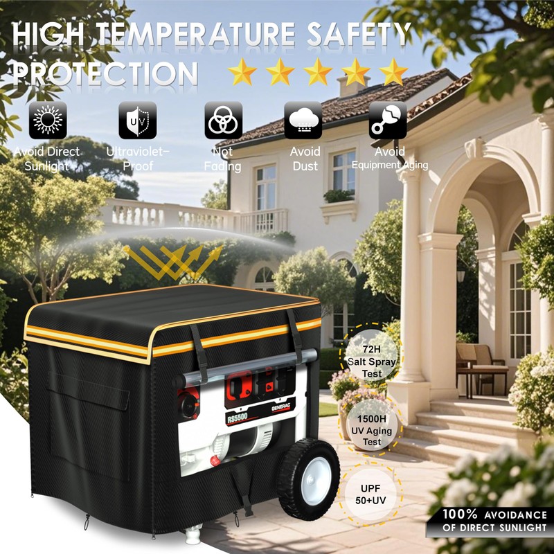 Generator Covers While Running, 38"L x 28"W x 27"H Heavy