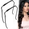 2 PCS invisible Square Headband Comfortable Lightweight Sunglasses Headband flexible