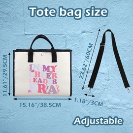 In My Cheerleader Era Tote Bag Cheerleader Gift Cheerleading Coaach Team Cheer Girl Mom Cheer Lover Tote Bag (Cotton, CHEER LEADER tote b 2 uk)