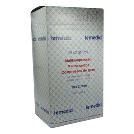 MULLKOMPRESSEN 10 x 20 cm Sterile 12-ply 17 Thread Pack of 50