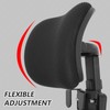 STOBOK Office Chair Aftermarket Headrest Adjustable Neck Cushion Mesh Material