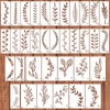 Leaf Stencils for Painting on Wood – 35PCS Reusable Vine