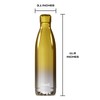 S'well Stainless Steel Water Bottle, 25oz, Yellow Gold Ombre, Triple