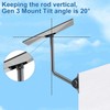 Gen 3 Mount for Starlink, Adjustable Wall /Roof Mounting Kit
