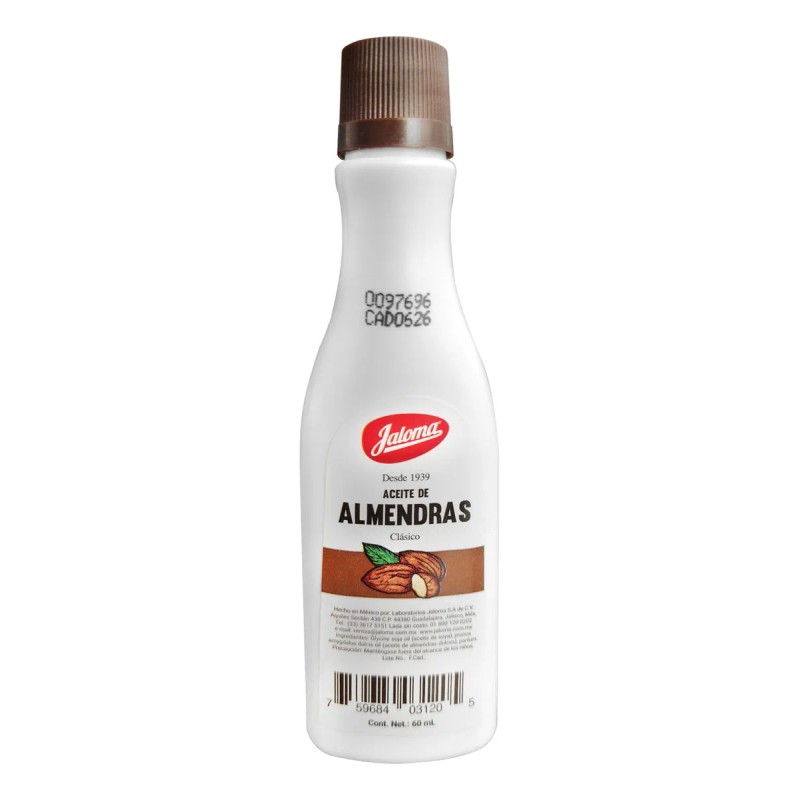 Aceite De Almendras Clásico Jaloma Pack 3 Piezas De 60