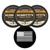 Schmitty's Herbal Snuff Original 3 Cans with DC Crafts Nation