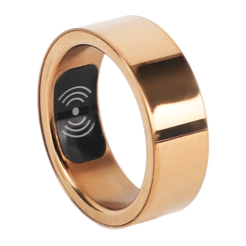 Bluetooth 5.0 Smart Health Ring IP68 Waterproof Stainless Steel Multifunctional
