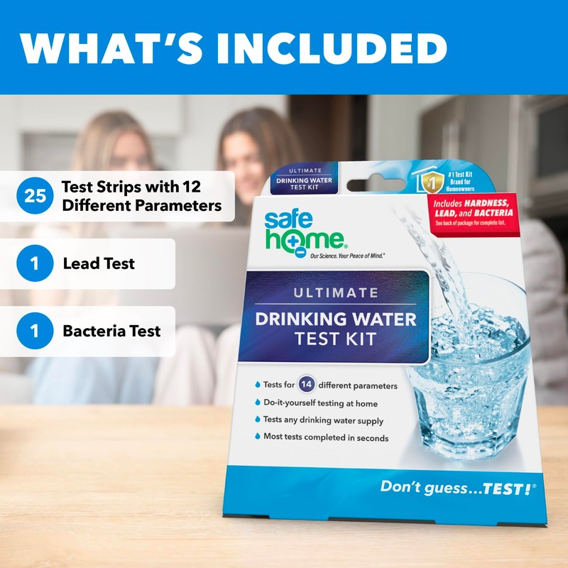 Safe Home® 14-in-1 DIY Drinking Water Test Kit – Includes