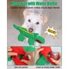 SCHITEC Squeaky Dog Toys, No Stuffing Crinkle Plush Water Bottle