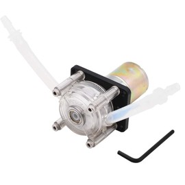 INTLLAB 12V DC DIY Peristaltic Liquid Pump Dosing Pump for Aquarium Lab Analytical 170~460mL/min