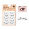 LASHIDOL False Eyelashes Natural Soft Thin Black Axis Handmade False