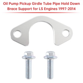 Frezon 551910 Oil Pump Pickup Girdle Tube Pipe Hold Down Brace Support Fit for LS Engines 1997-14