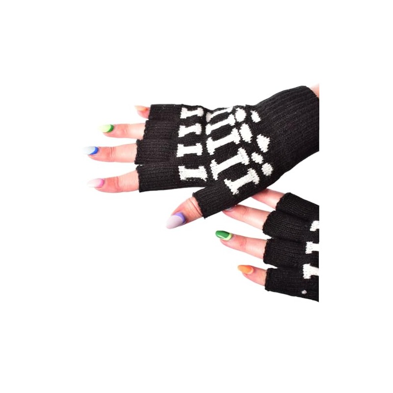 MIJOMA Poizen Industries Fingerless Gloves, BGS Fingerless Gloves, One Size,