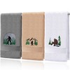 FuWeave 3 Pcs Bigfoot Hand Towel Novelty Big Foot Sasquatch