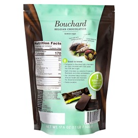 Bouchard Probiotics Belgian Chocolate Dark 72% Cacao (1.1 LB / 500 G) (2 Pack)