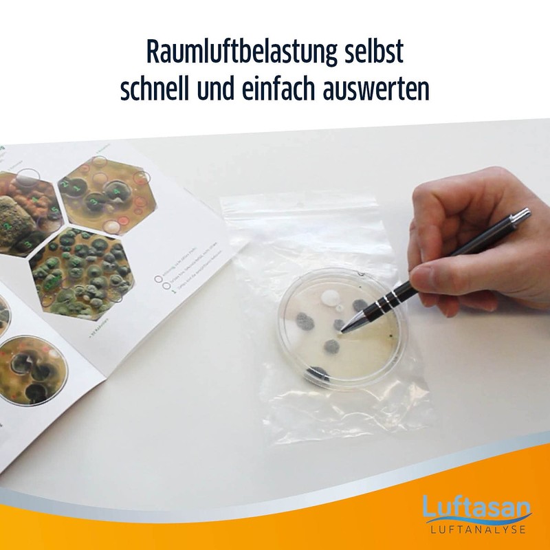 Luftasan Mould test for up to 10 rooms, mould quick