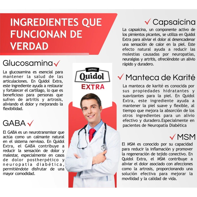 Kit 3 Quidol - Alivio Completo De Dolor De Diferentes