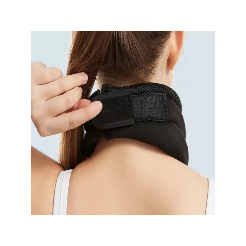 푹신한 사이즈조절 에어메쉬 목받침 고정 목보호대 Soft Adjustable Air Mesh