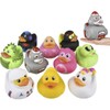 Big Rubber Ducky Collectible Mix (5.5") Alien, Robot, Dinosaur, Splat,