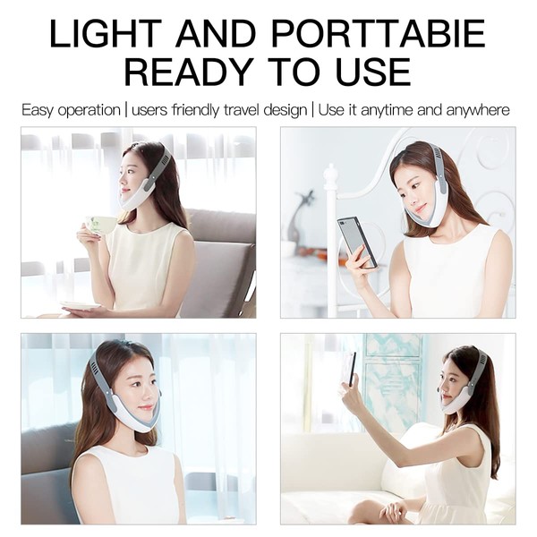 Aimanfun V-Face Electric Double Chin Device，Facial Lifting Machine with Intelligent