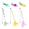 GTYHH Pack of 3 Fur Ball Cat Sticks and 3