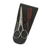 TOVINANNA 3 Sets Stainless Steel Eyebrow Grooming Kit Trimmer Scissors