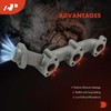 A-Premium Right Side [V6 2.9L] Engine Exhaust Manifold Kit W/Gasket