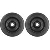 2Pcs Rubber Wheel 5kw-6.5kw Gasoline Engine Generator Mute Wheels Replacement