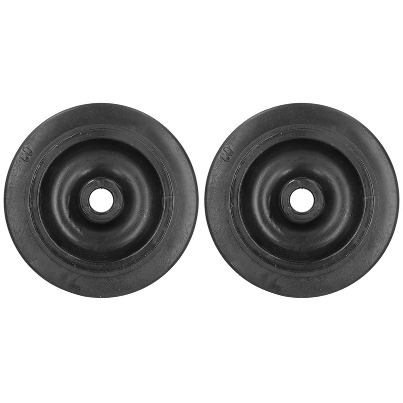 2Pcs Rubber Wheel 5kw-6.5kw Gasoline Engine Generator Mute Wheels Replacement