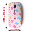 2.4G Wireless Mouse with Cute Pattern Design for All Laptops