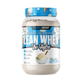 Musclesport Lean Whey Revolution Protein Powder - Whey Protein Isolate - Low Calorie, Low Carb, Low Fat, Incredible Flavors - 25g Protein per Scoop...